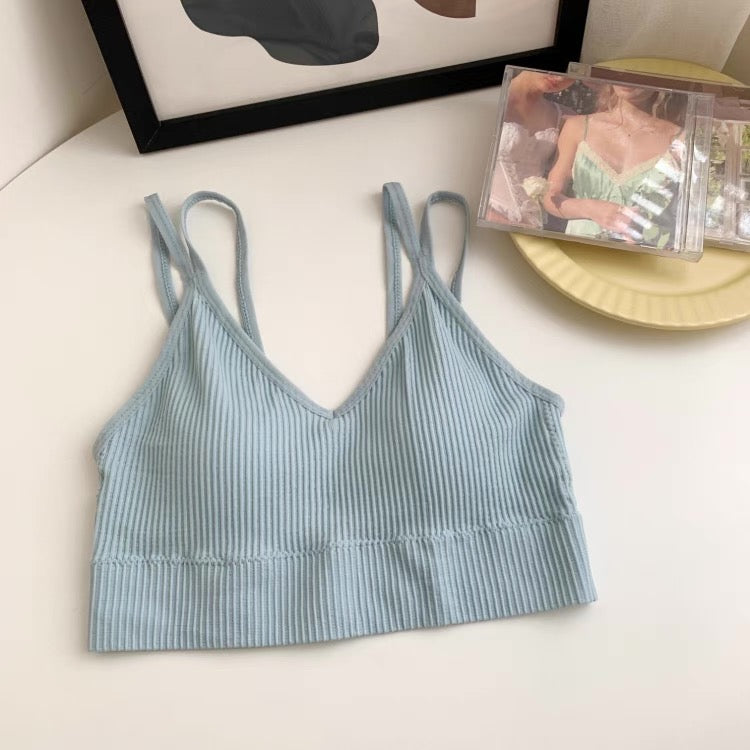 Cambridge V Neck Built-In Bra Bralette